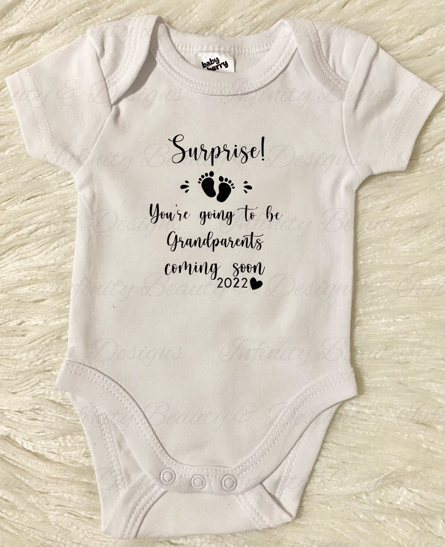 Funny Pregnancy Announcement Onesie® for Grandparents Baby -  Israel